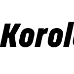 KorolevW01-HeavyItalic