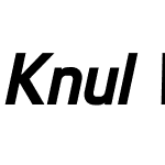 KnulW00-ExtraBoldItalic