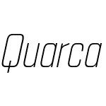 QuarcaW01-CondLightItalic