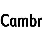 CambridgeW01-SemiboldCond