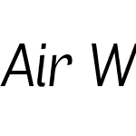 AirW00-RegularItalic