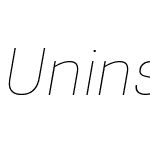 UninstaW00-LightItalic