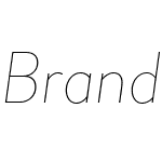 BrandonGrotW01-ThinItalic