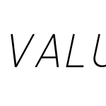 Valued