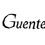 GuenterW00-Italic