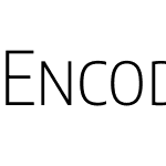 Encode Sans SC Condensed