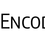 Encode Sans SC Condensed