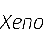 XenoisSansW01-LightItalic