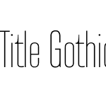 TitleGothicW90-Light