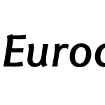 EurocratW01-MediumItalic