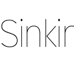 SinkinSansNarrowW01-100Thin