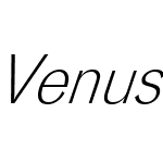 VenusW01-KursivMager