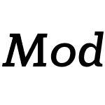ModumW00-BoldItalic
