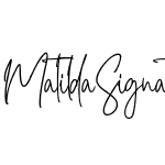 Matilda Signature