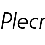 Plecnik-LightItalic