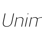 UnimanW00-LightItalic