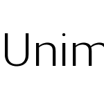 UnimanW00-Regular