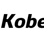 KobernW00-ExtraBoldItalic