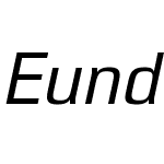 EundW00-MediumItalic