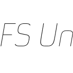 FS Untitled Italic VF Trial