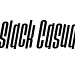 SlackCasualW00-MediumItalic