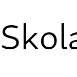 Skolar Sans PE Extended