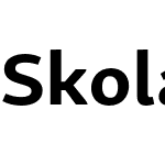 Skolar Sans PE Extended