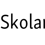 Skolar Sans PE Condensed