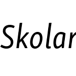 Skolar Sans PE Condensed