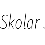 Skolar Sans PE Compressed