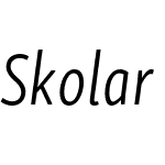 Skolar Sans PE Compressed