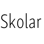 Skolar Sans PE Compressed