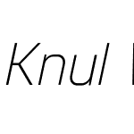 KnulW00-LightItalic