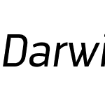 DarwinW00-LightItalic