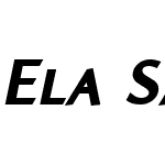 ElaSansW01_SC-BlackItalic