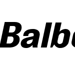 BalboaW01-WideExtraBoldIt