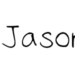 JasonHandwriting