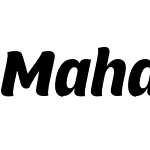 Mahameru-BoldOblique