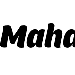 Mahameru-ExtraBoldOblique