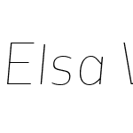 ElsaW01-ThinItalic