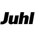 JuhlW00-HeavyItalic