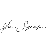 Your Signature