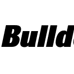 BulldogW01-BlackItalic