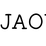 JAOTOEYFONT