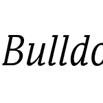 BulldogHunterW01-Italic