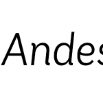 AndesItalicW04-Lt