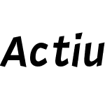 ActiumW00-SemiBoldItalic
