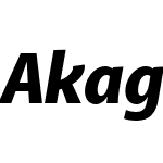 AkagiProW00-BlackItalic