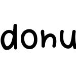 donutfirstfont