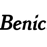 BeniciaW01-ExtraBoldItalic